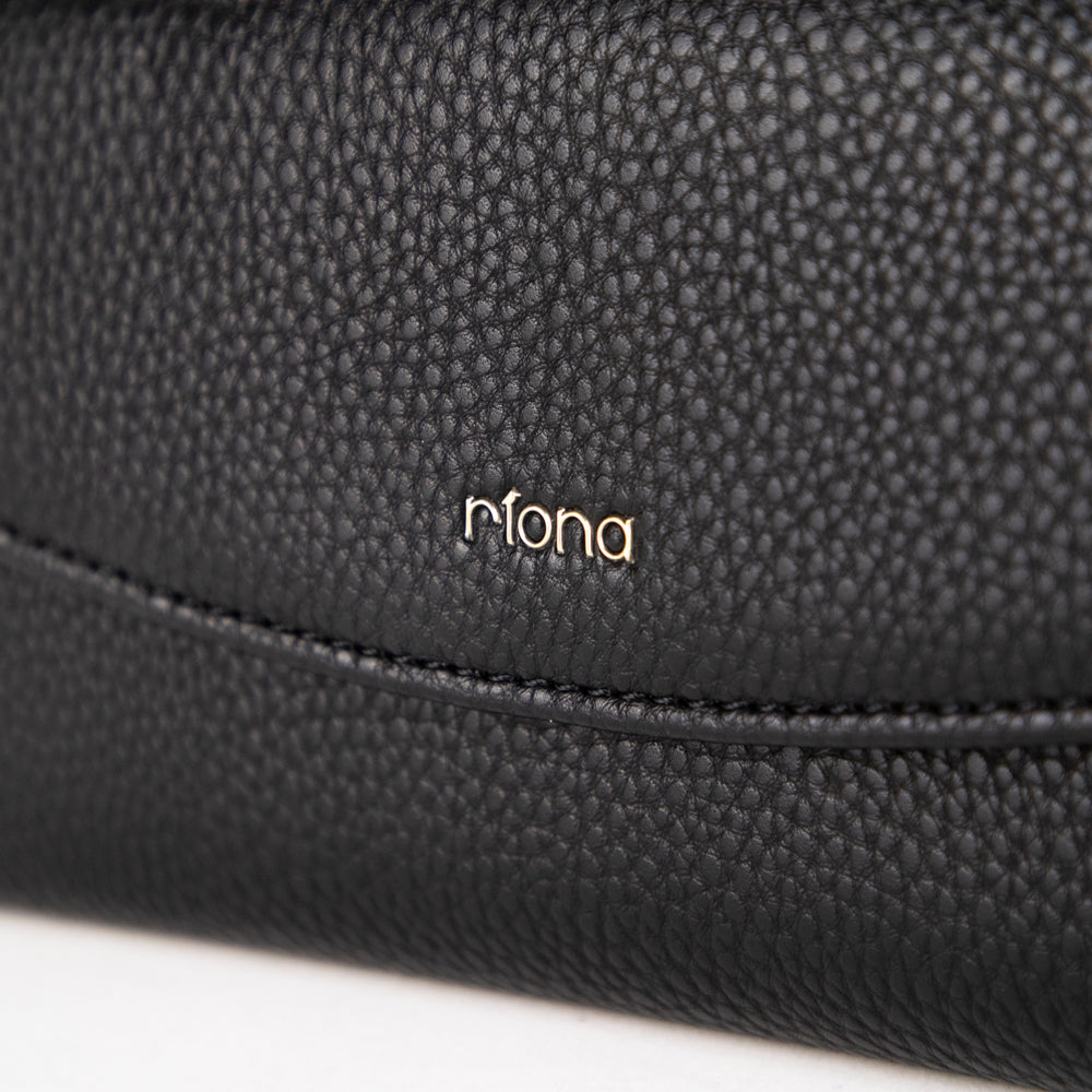 Riona Katy Pebbled 2.0 RFID Large Flap Wallet