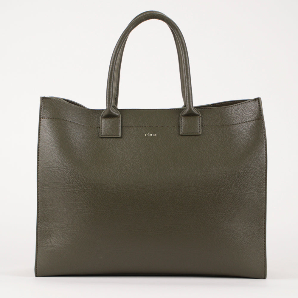 Riona Regina RFID Large Tote pebbled