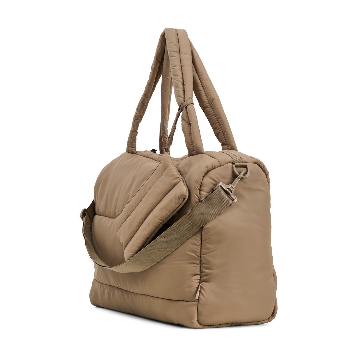 Tracker City Lux puffer Tote