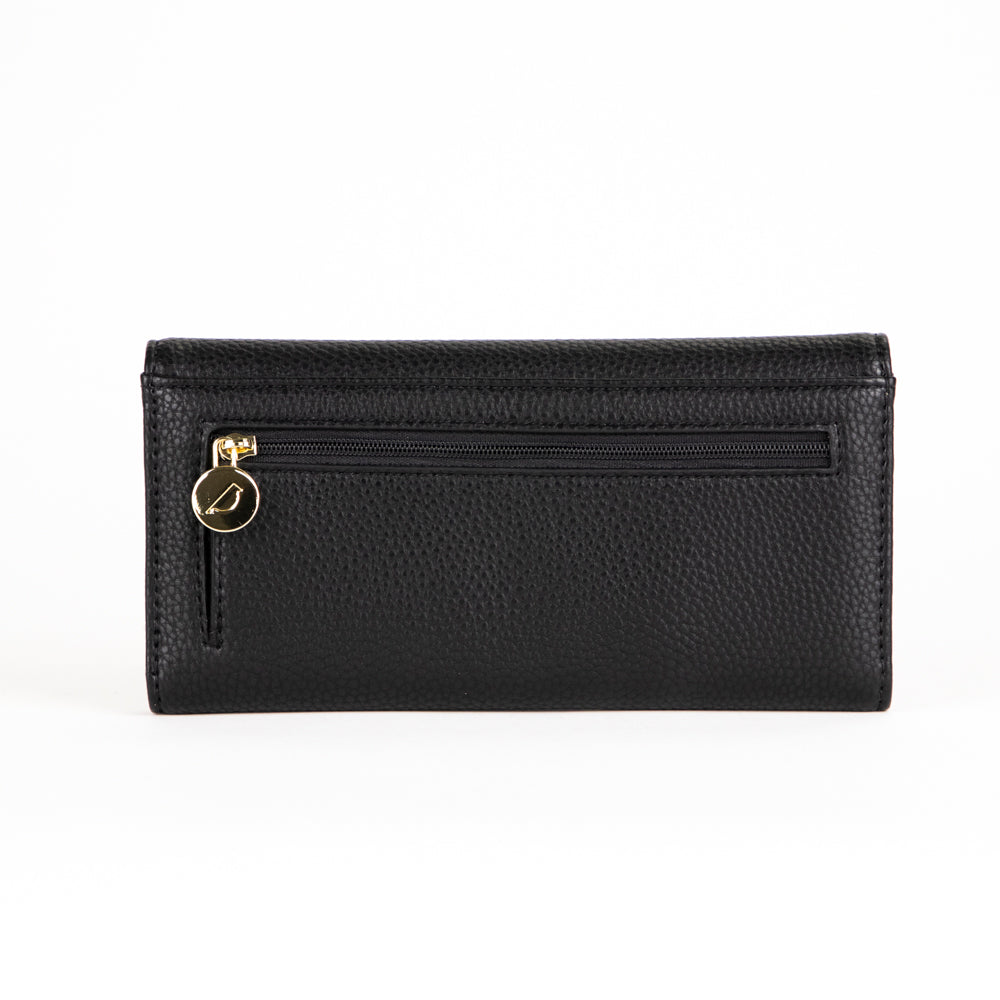Riona Katy Pebbled 2.0 RFID Large Flap Wallet