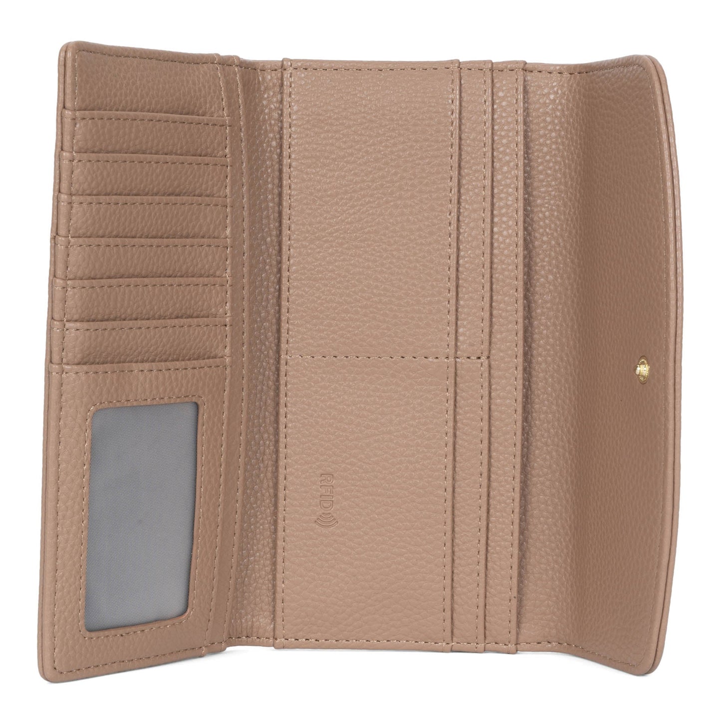 Riona Katy Pebbled 2.0 RFID Large Flap Wallet
