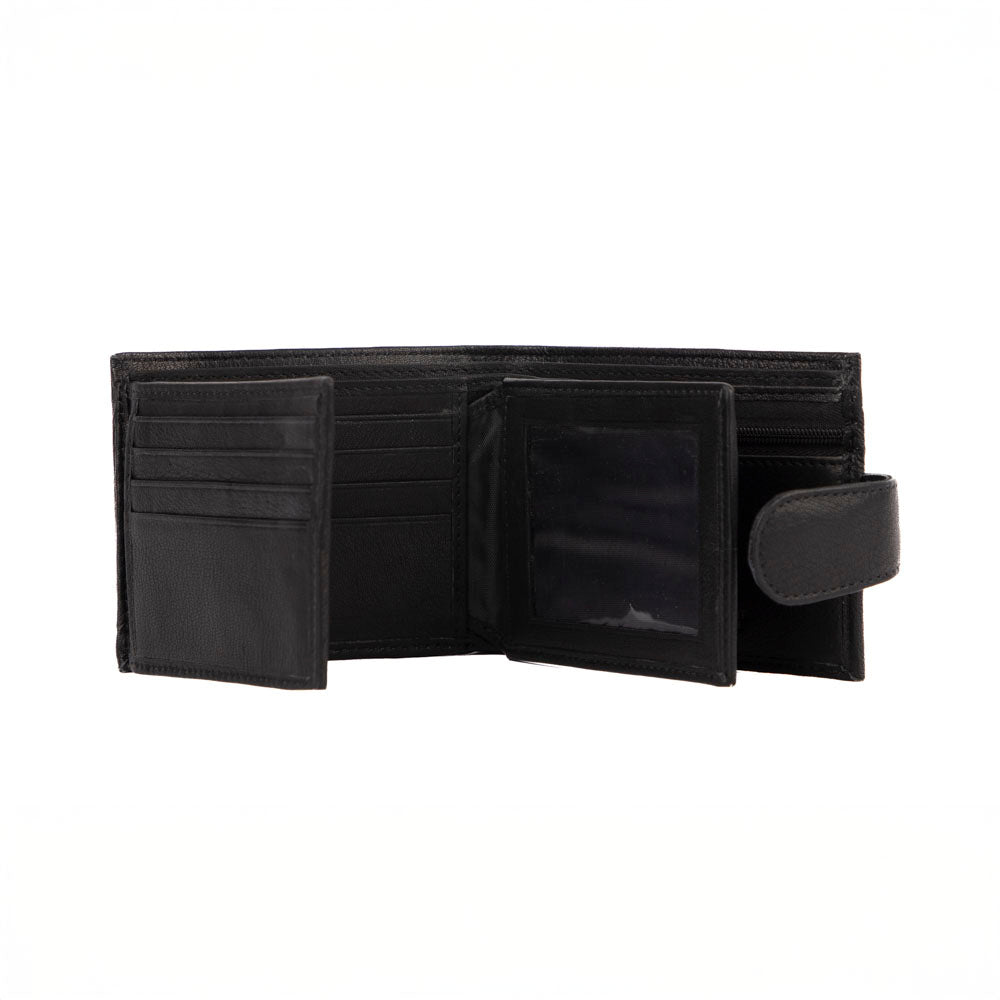 Tracker Core RFID Leather Double Center Wing w/ Snap