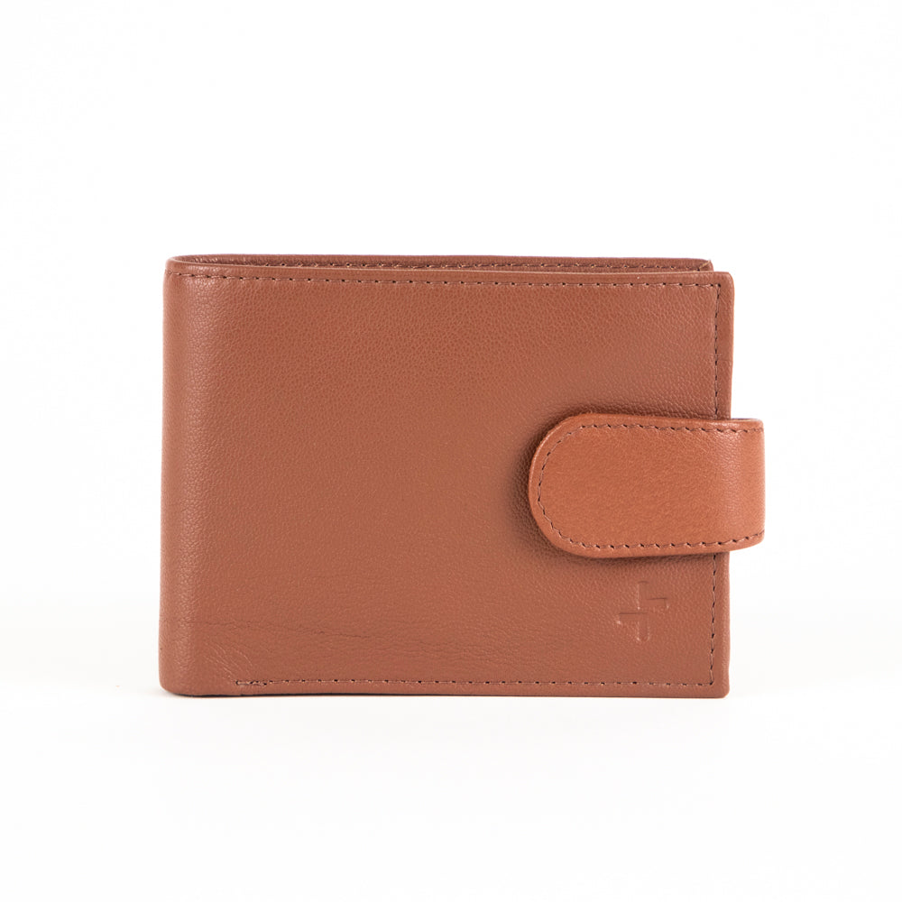 Tracker Core RFID Leather Double Center Wing w/ Snap