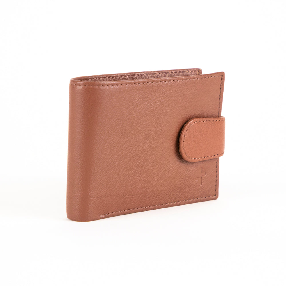 Tracker Core RFID Leather Double Center Wing w/ Snap