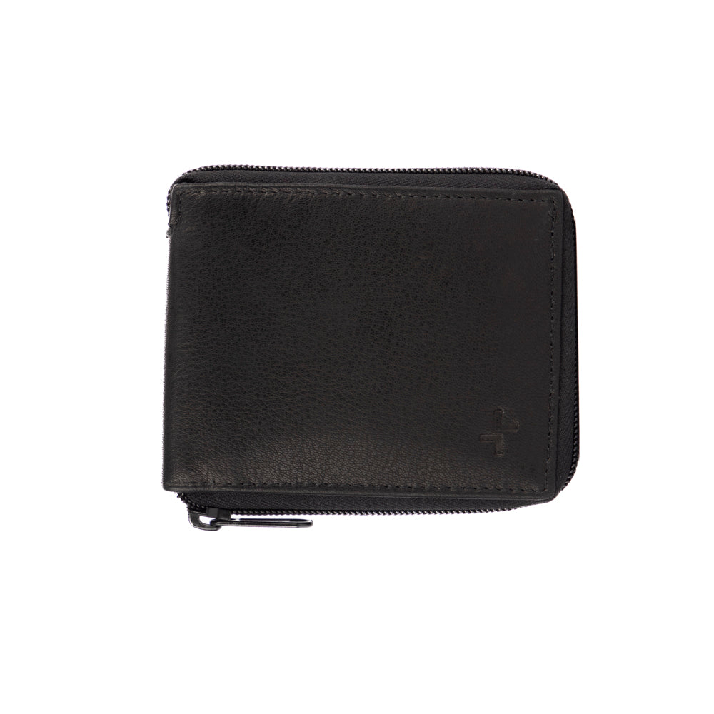 Tracker Core RFID Leather Zip-Around