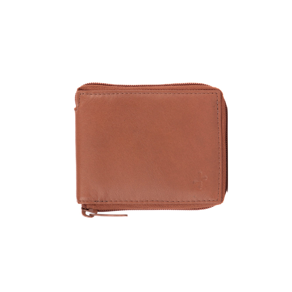 Tracker Core RFID Leather Zip-Around