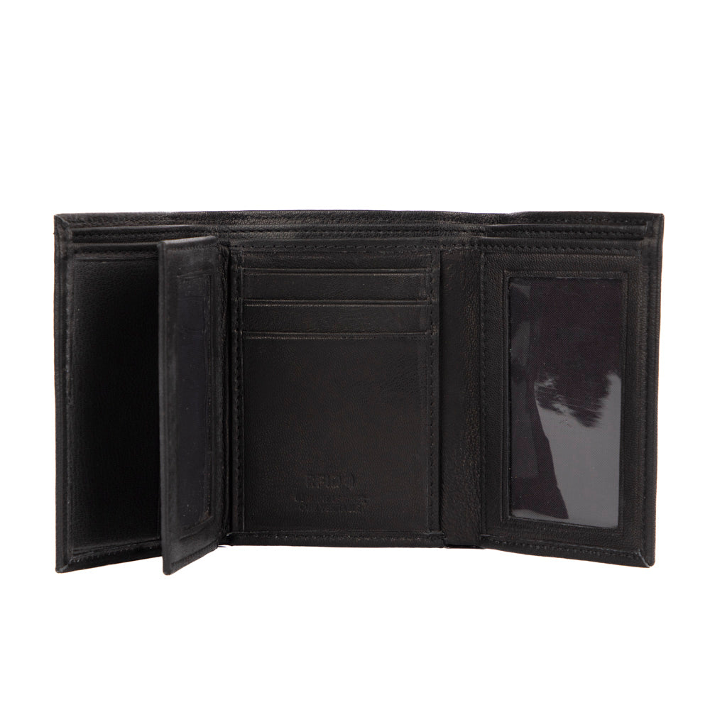 Tracker Core RFID Leather Trifold