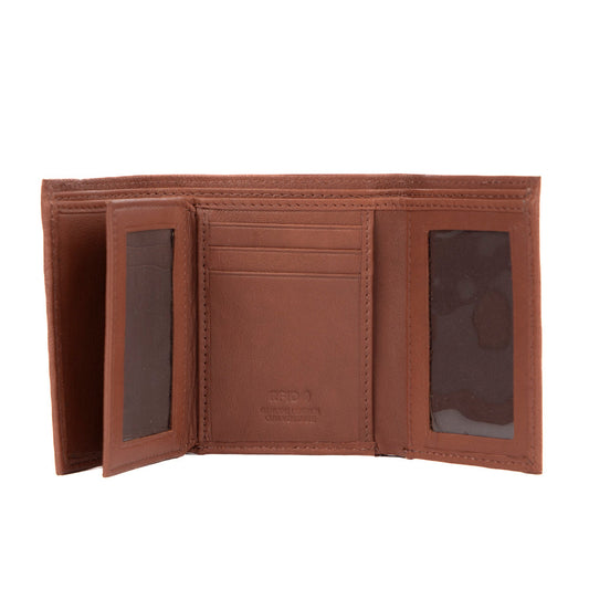 Tracker Core RFID Leather Trifold