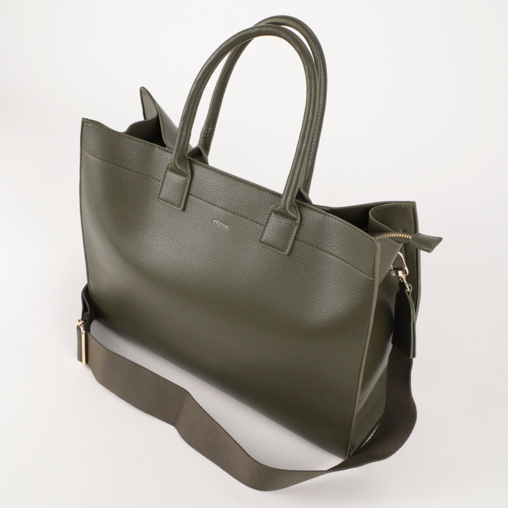 Riona Regina RFID Large Tote pebbled