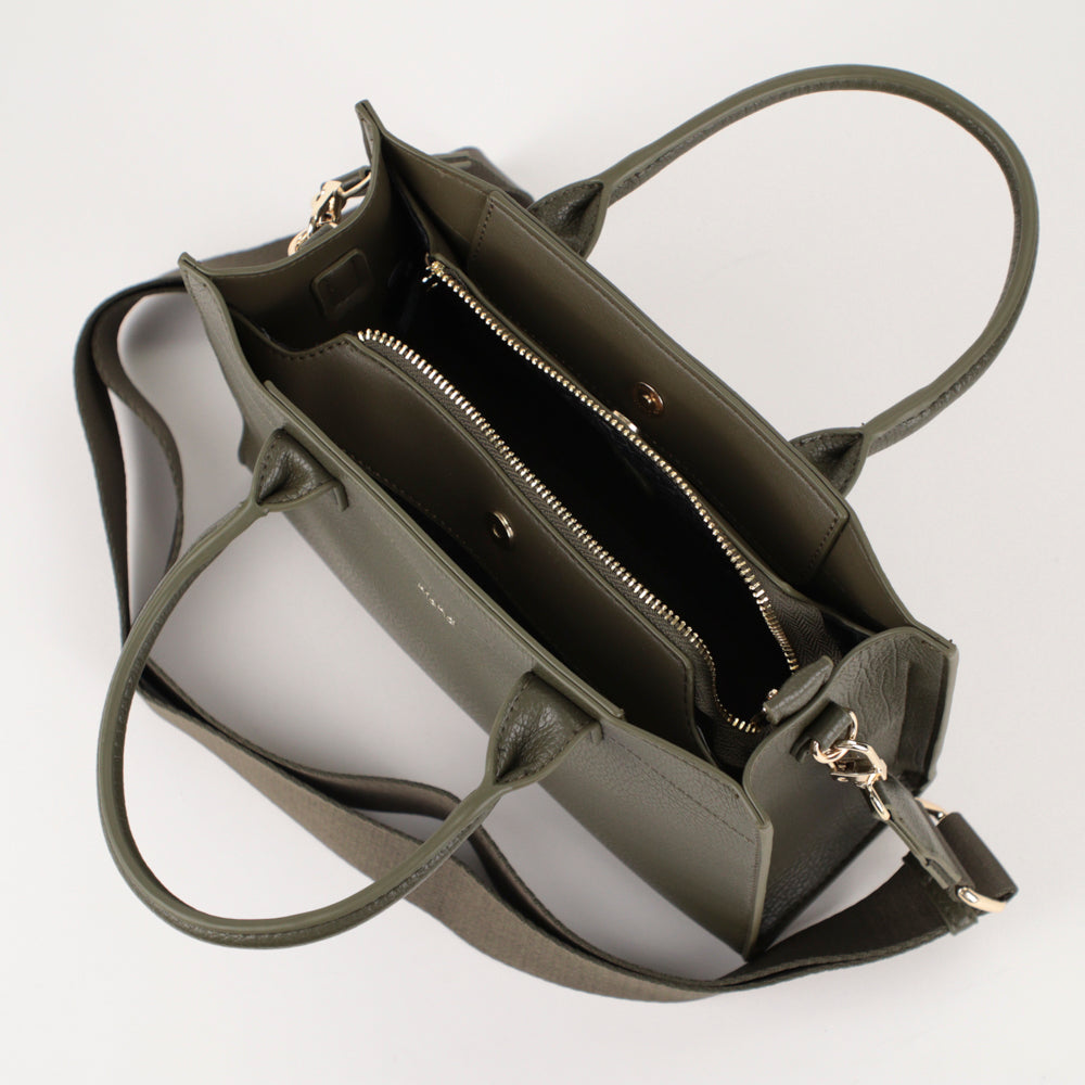 Riona Cady RFID Mini Tote pebbled