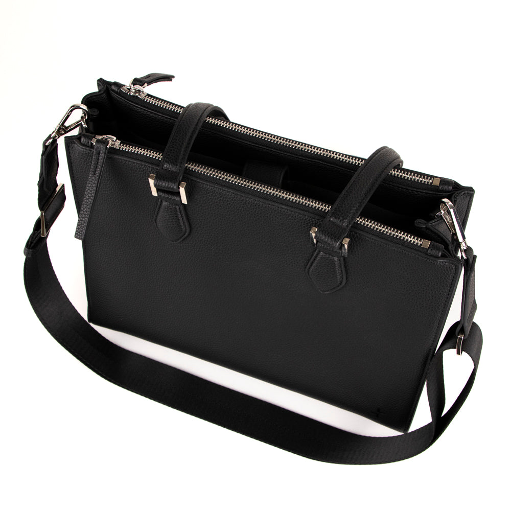 Tracker Premium Leather RFID Tote