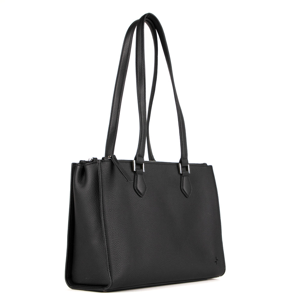 Tracker Premium Leather RFID Tote