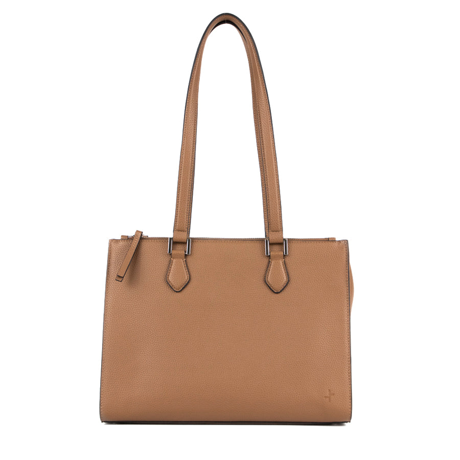 Tracker Premium Leather RFID Tote
