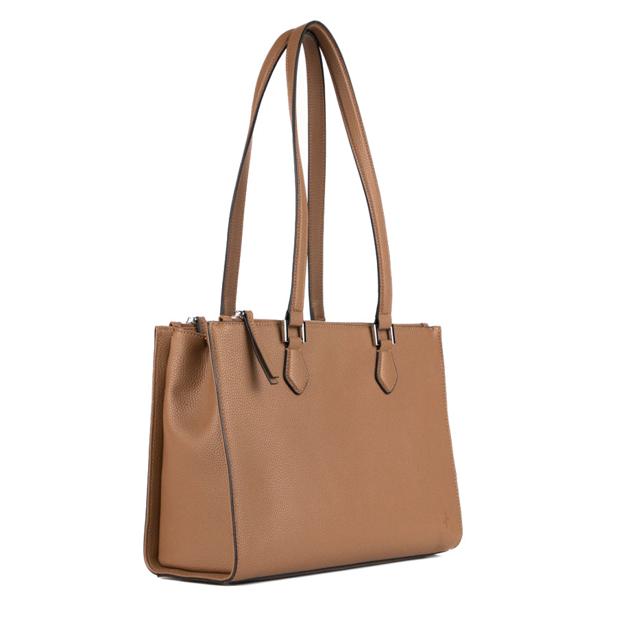 Tracker Premium Leather RFID Tote