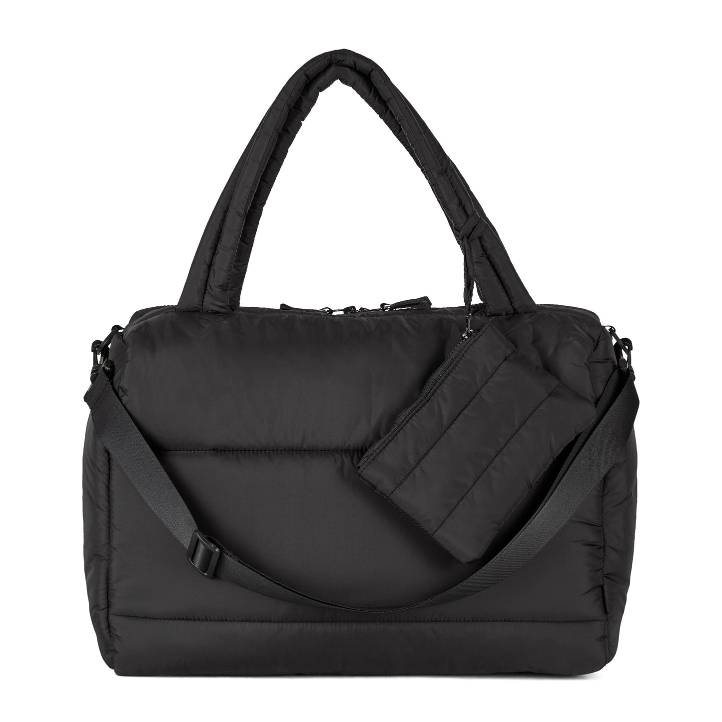 Tracker City Lux puffer Tote