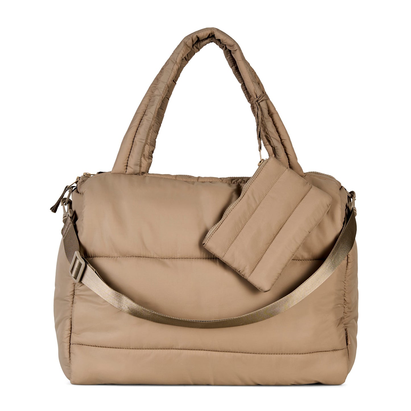 Tracker City Lux puffer Tote